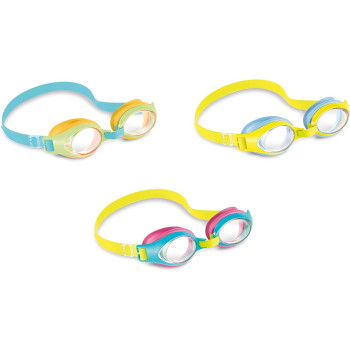 Intex Junior Swimming Goggles For Children, Multicolour