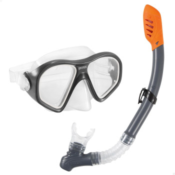 Intex Polyester Reef Rider Swim Set Large, Grey/Clear, 55648