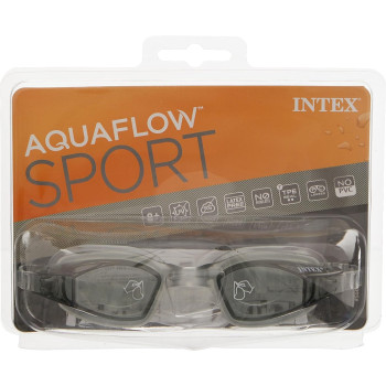 Intex Free Style Sport Swimming Goggles For Kids, Transparent, Large, 55682