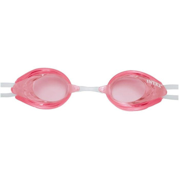 Intex Race Pro Adjustable Swimming Pool Sport Goggles, Pink, 55684