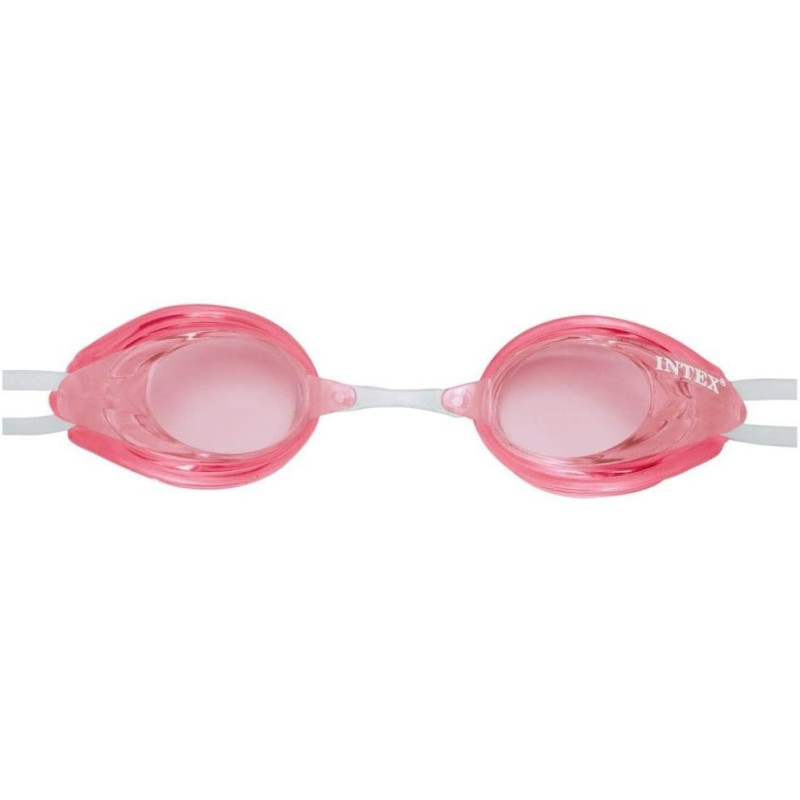 Intex Race Pro Adjustable Swimming Pool Sport Goggles, Pink, 55684