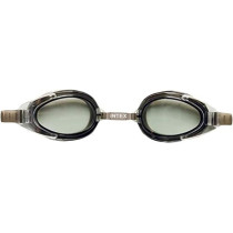 Intex Adjustable Polycarbonate Water Sport Swimming Goggles, Black/Clear, 55685