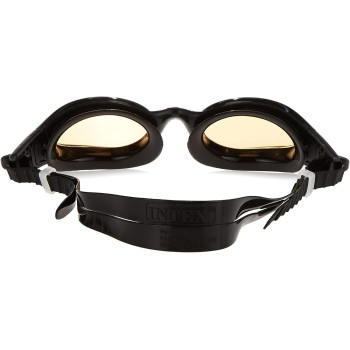 Intex Polyester Polycarbonate Adjustable Swimming Goggles For Kids, Black, 55692
