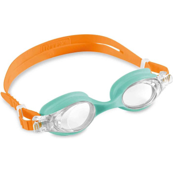 Intex Polycarbonate Silicone Swimming Goggles For Children, Multicolour, 55693