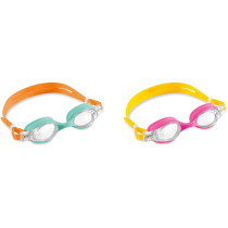 Intex Polycarbonate Silicone Swimming Goggles For Children, Multicolour, 55693
