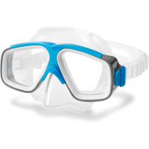 Intex Dual Lens Surf Rider Swim Mask For Adult, Green/Blue, 55975