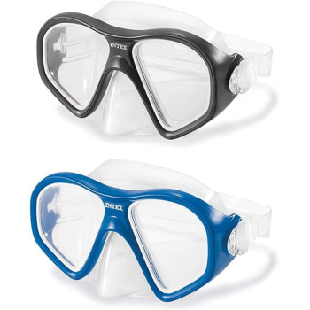 Intex Soft And Comfortable Reef Rider Masks For Kids, Black/Blue