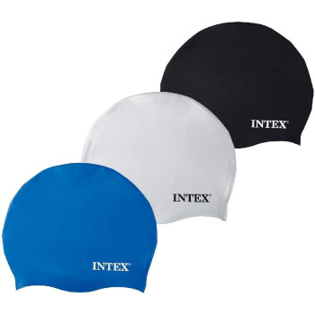 Intex Silicone Swimming Cap, Assorted Colours, 55991