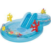 Intex Under The Sea Play Center For Kids Inflated Size, 3.10m x 1.93m x 71cm, Multicolour, 56143