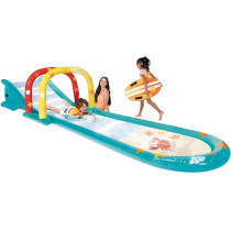 Intex Surfing Fun Slide For Kids Inflated Size, 5.61m x 1.37m x 99cm, Multicolour, 56167