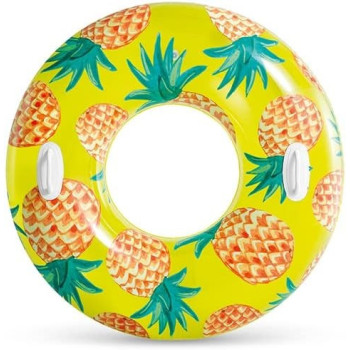 Intex Fruits Polyvinyl Chloride Inflatable Swimming Pool Float 42 Inch, Multicolour