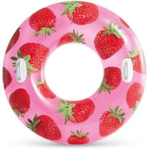 Intex Fruits Polyvinyl Chloride Inflatable Swimming Pool Float 42 Inch, Multicolour