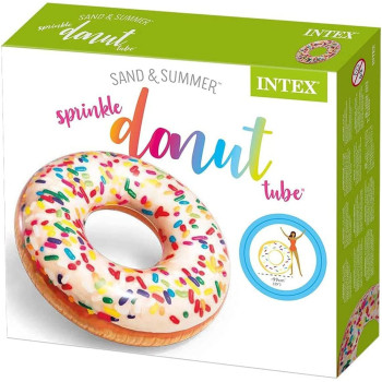 Intex Real Strawberry Donate Inflatable Lifebuoy For Adult, Multicolour