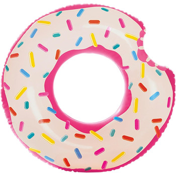 Intex Outdoor Play Sand And Summer Rainbow Donut Tube, Multi-Colour, 56265