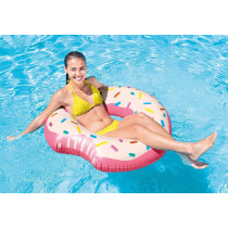 Intex Inflatable Vinyl Donut Tube For Adult, Multicolour, 42" x 39"