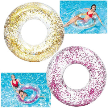 Intex Glitter Life Aid Tube For Swimming Pool, 47 Inch, Assorted Color, 1 Piece