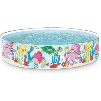 Intex Ocean Play Snapset Swimming Pool For Kids, Multicolour, 56452