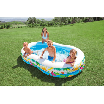 Intex Swim Center Seashore Pool For Kids, 572 L, Multicolour, 56490