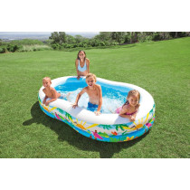 Intex Swim Center Seashore Pool For Kids, 572 L, Multicolour, 56490