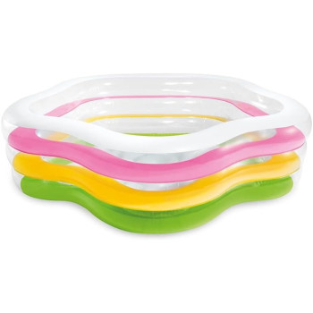 Intex Pentagonal Swimming Pool For Kids, Multicolour, 56495Np