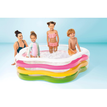 Intex Pentagonal Swimming Pool For Kids, Multicolour, 56495Np