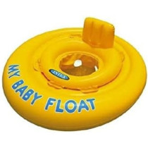 Intex Vinyl My Baby Float For kids, Yellow, 28 Inch, 56585EU