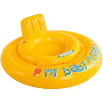 Intex Vinyl My Baby Float For kids, Yellow, 28 Inch, 56585EU