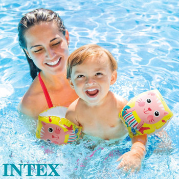 Intex Happy Kitten Swimming Bands For Kids, Multicolour