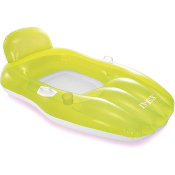 Intex Chill And Float Lounges For Unisex-Adult, Green/Orange, 56805EU
