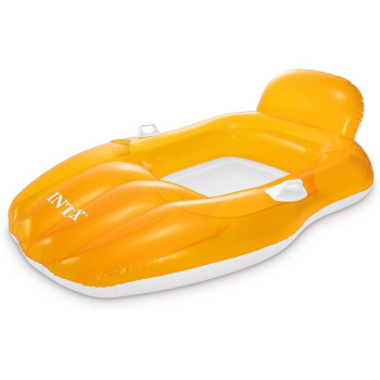 Intex Chill And Float Lounges For Unisex-Adult, Green/Orange, 56805EU