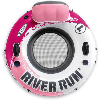 Intex River Run Sport Lounge Inflatable Water Float For Adult, Pink