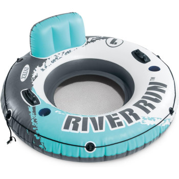 Intex River Run Sport Lounge Inflatable Water Float For Adult, Red