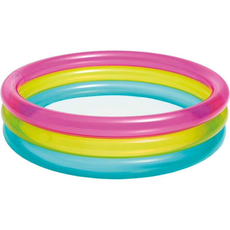 Intex Round Shape Swimming Pool For Baby, Rainbow, 57104