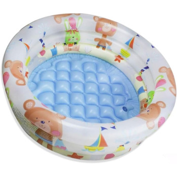 Intex Round Shape ‎Inflatable Baby Bath Tub Pool, Multicolour