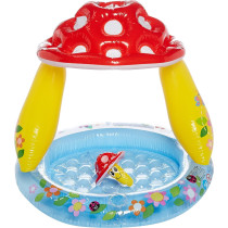 Intex Round Shape Mushroom Baby Swimming Pool, Multicolour