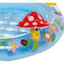 Intex Round Shape Mushroom Baby Swimming Pool, Multicolour