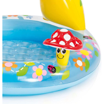 Intex Round Shape Mushroom Baby Swimming Pool, Multicolour, 57114EP