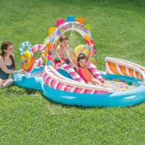 Intex Vinyl Candy Zone Play Centre For Kids, Multicolour, 57149Np