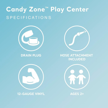 Intex Round Shape Candy Zone Play Center For Kids, Multicolour, 57149