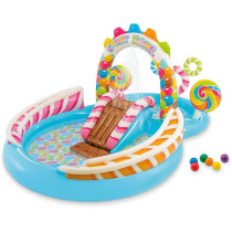 Intex Round Shape Candy Zone Play Center For Kids, Multicolour, 57149