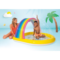 Intex Arch Spray Pool For Kids,‎ Capacity 84 Liters, Multicolour