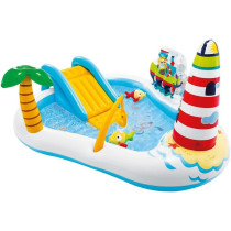 Intex Inflatable Fishing Fun Childs Water Play Center, Large, Multicolour