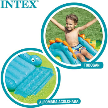 Intex Vinyl Dinosaurs Playcenter For Kids, Multicolour, 57166NP