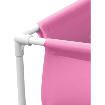 Intex Square Shape Mini Frame Pool For Kids, Pink, 57172