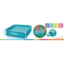 Intex Metal Square Shape Mini Frame Pool For Kids, Blue