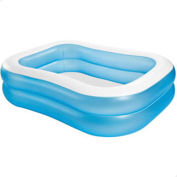 Intex Rectangular Shape Swim Center Family Pool For Kids, Large, Blue/White, 57180