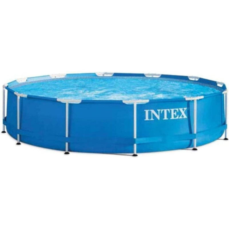 Intex Play Rectangular Frame Swimming Pool For Unisex, Blue, 7 Foot x 23 Inch, 28270