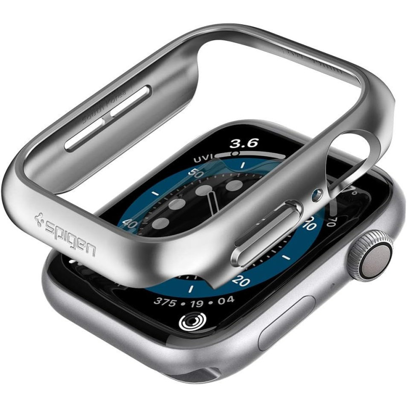 Spigen Thin Fit Designed For Apple Watch Case For 44Mm Series Se2/6/Se/5/4, Graphite