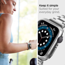 Spigen Thin Fit Designed For Apple Watch Case For 44Mm Series Se2/6/Se/5/4, Graphite