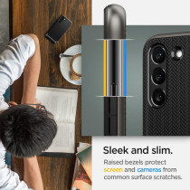 Spigen Neo Hybrid Designed For Galaxy S22 Plus Case (2022), Gunmetal
